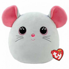 PELUCHE SQUISH CATNIP MOUSE TY 30CM