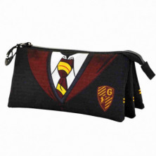 Imagen estuche portatodo harry potter uniforme gryffindor