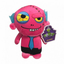 Imagen peluche zombie 25cm fucsia