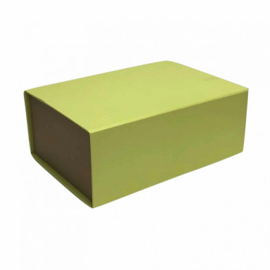 imagen 1 de caja automontable iman verde con oro 16x23x9cm