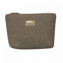 CARTERA BRILLO BEIGE