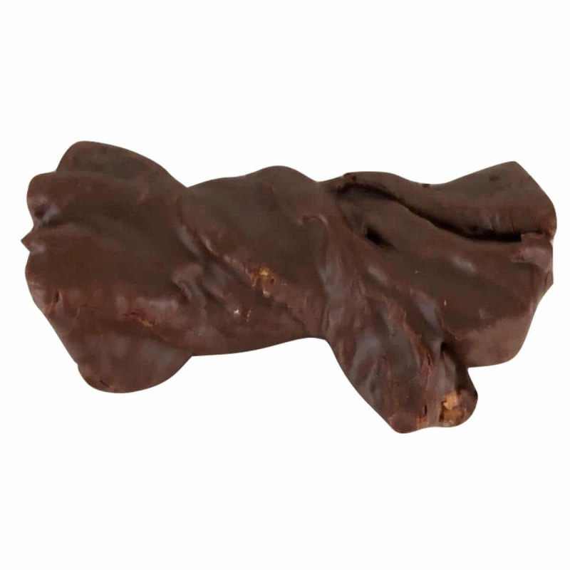 Imagen lazos de chocolate bañados en bandeja 600grs