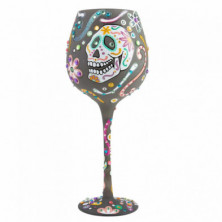 COPA DE VINO SUPERBLING SUGAR SKULLS LOLITA