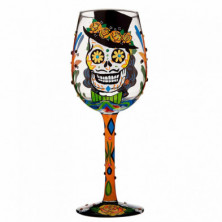 imagen 1 de copa de vino skulls lolita