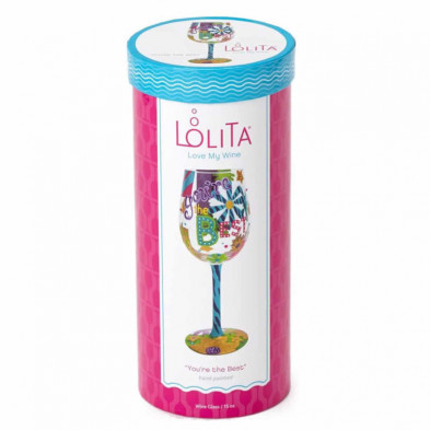 imagen 4 de copa de vino you are the best lolita