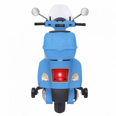 imagen 6 de moto vespa gts super sport azul eléctrica 12v