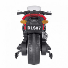 imagen 3 de moto deportiva roja y negra  eléctrica 12v