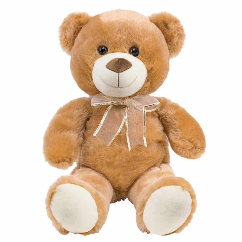 Imagen peluche oso marrón oscuro 55cm