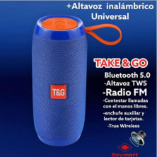 ALTAVOZ SPEAKER TOWER 5.0 AZUL BLUETOOTH