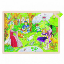 PUZZLE MADERA EL PAIS DE LOS CUENTOS 40X30X0,8CM