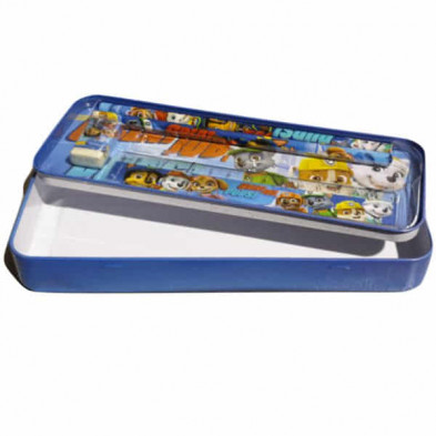 Imagen 1 plumier metal 6 pzas paw patrol