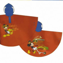 PONCHO MICKEY MOUSE ROJO PVC 
