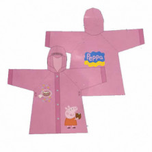 IMPERMEABLE PEPPA PIG TALLA 6 AÑOS