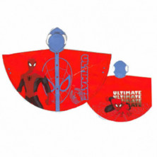 PONCHO SPIDERMAN ROJO 