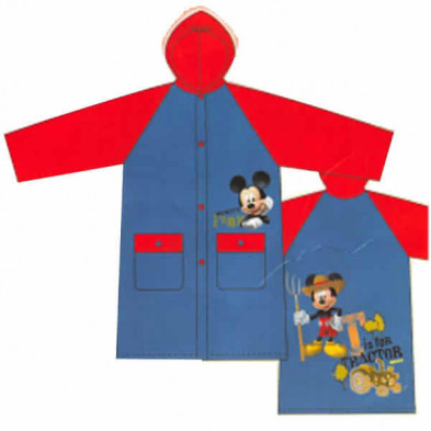 Imagen IMPERMEABLE MICKEY MOUSE AZUL TALLA 6