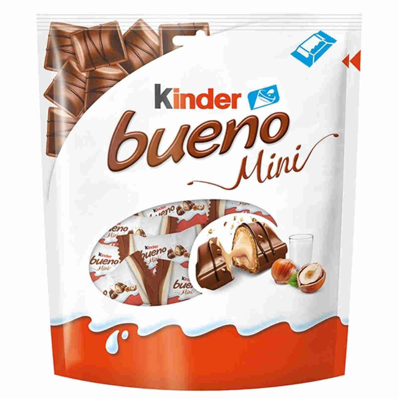 Kinder Bueno Mini Bolsa 108grs | 16 Unidades | Sabor irresistible ...