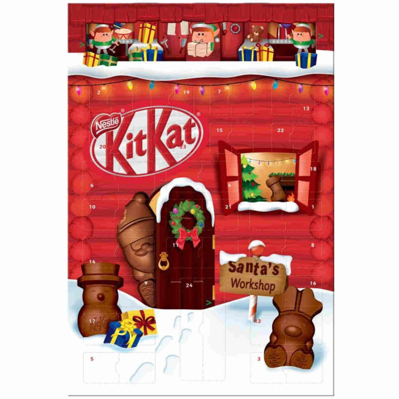 Imagen calendario de adviento kit kat 208gr nestlé