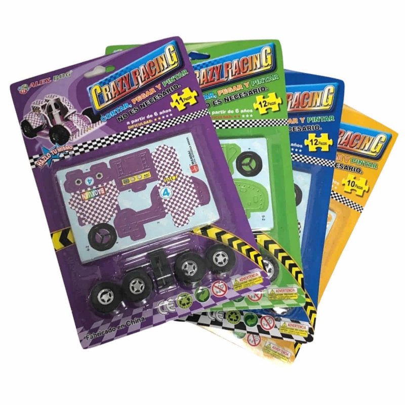Coche de carreras - crazy racing puzzle 3d - hipergol.com