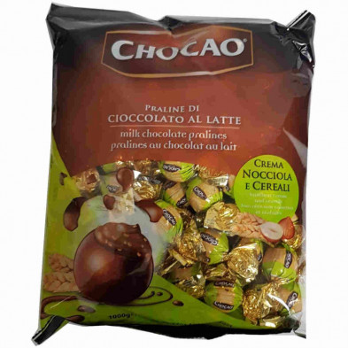 imagen 1 de bombón chocao chocolate leche y avellana 1kg