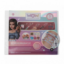 KIT DELUXE PULSERAS CON 5 CHARMS DE METAL WOW GENERATION