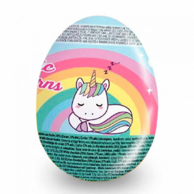 Imagen huevo chocolate unicornios 24 unidades