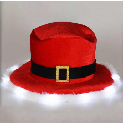 imagen 2 de sombrero navideño con luz led