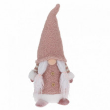 Imagen figura gnome rosa de pie 45cm