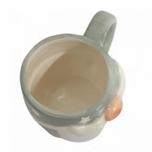 imagen 2 de bols ceramica papa noel 410 ml gris