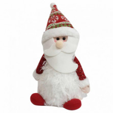 Imagen figura papa noel 22cm con led