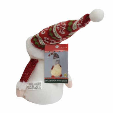 imagen 1 de figura papa noel 22cm con led