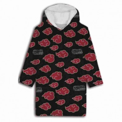 Imagen poncho de franela y sherpa naruto niño Imagen poncho de franela y sherpa naruto niño