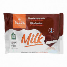 Imagen trapamilk chocolate leche 35grs pack 3u caja 15u