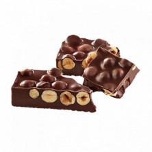 imagen 1 de turrón de chocolate con avellanas 250grs