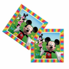 BOLSA 20 SERVILLETAS MICKEY COLOURS