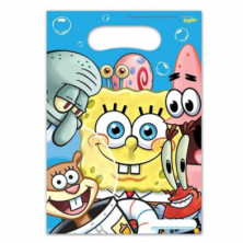 Imagen bolsa 6 bolsitas bob party 23x16cm