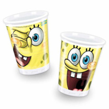 BOLSA 10 VASOS DE PLÁSTICO BOB ESPONJA PARTY