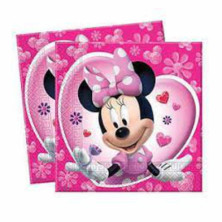 BOLSA 20 SERVILLETAS MINNIE MOUSE 33X33CM