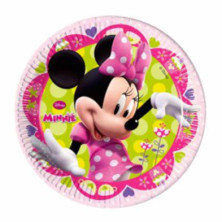 BOLSA 8 PLASTOS MINNIE MOUSE 23CM