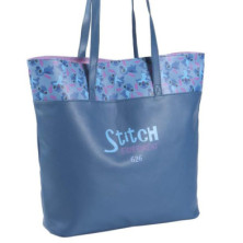 Imagen bolso polipiel stitch 38x32x13cm