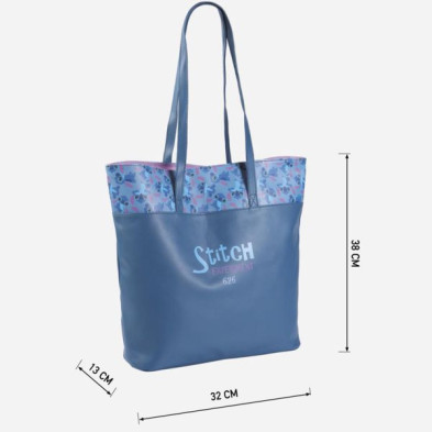 imagen 3 de bolso polipiel stitch 38x32x13cm