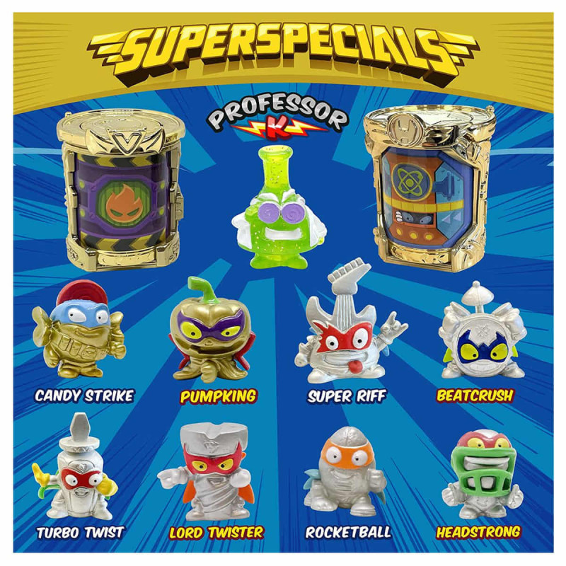 Superzings Series 4 Lata Gold con figura ultra rara coleccionable | Cuotas sin interés