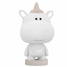 Imagen lampara led unicornio blanca 34cm