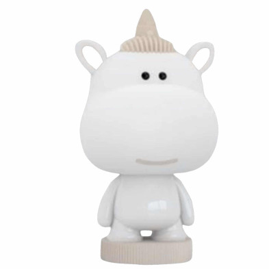 Imagen lampara led unicornio blanca 34cm