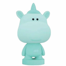 Imagen lampara led unicornio azul 34cm
