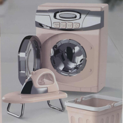 imagen 2 de lavadora happy gourmet marrón con luz y sonido