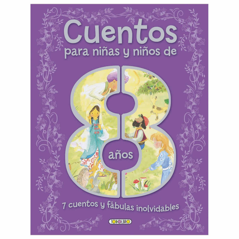Imagen libro cuentos para 8 años