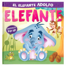 Imagen libro elefante   (animales pop up)