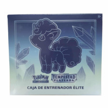 Imagen caja de entrendor élite jcc pokémon tempestad plat