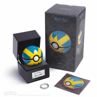 imagen 1 de réplica electrónica die cast pokemon quick ball