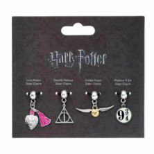 SET DE 4 COLGANTES HARRY POTTER